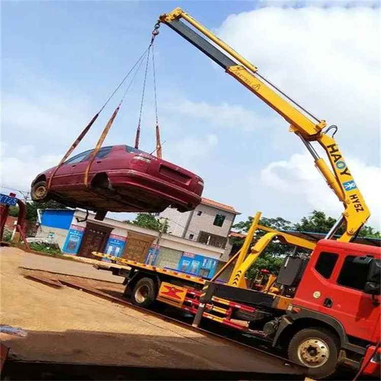 广安吊车救援小汽车怎么吊