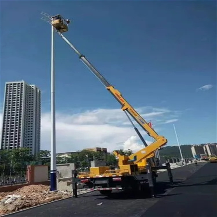 广安维修路灯的曲臂升降车出租